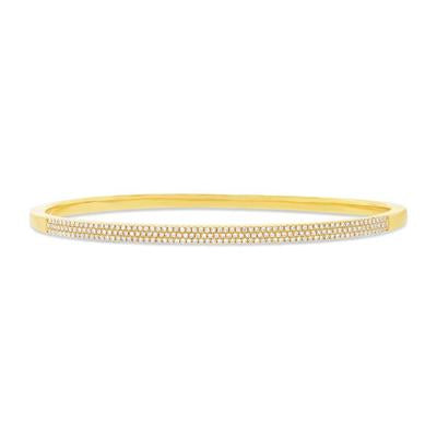 Diamond Bangle with Clasp