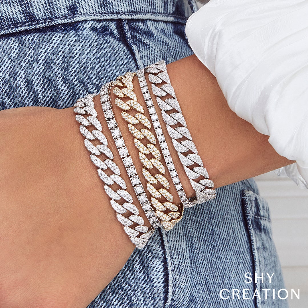 DIAMOND PAVE LINK BRACELET