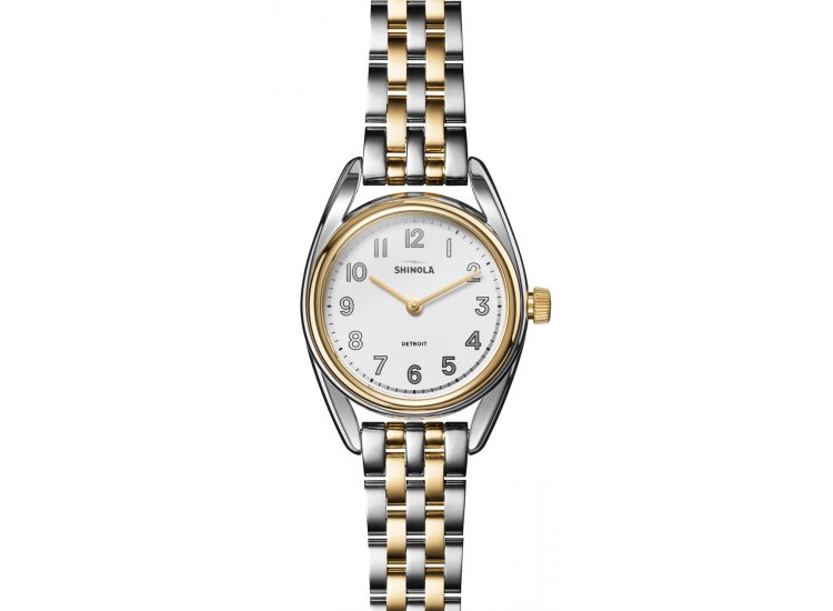 The Derby White Dial Two-Tone Stainless Steel Watch