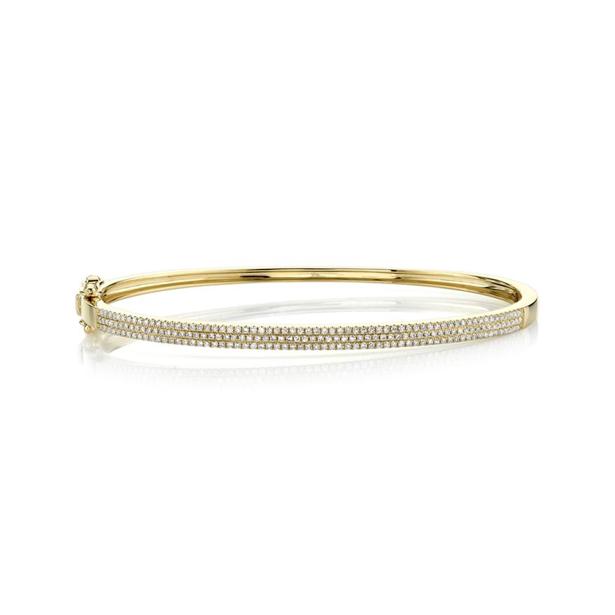 Thin Diamond Pave Bangle